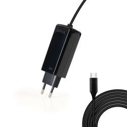 TooQ TQLC-USBCGAN65PD-C mobile device charger Laptop, Universal Black AC Indoor