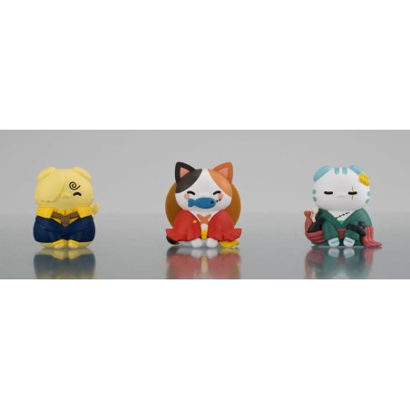 One Piece Mega Cat Project pack 3 trading figures Nyan Piece Nyan! Happy Trio 2024 Limited Ver. 3 cm