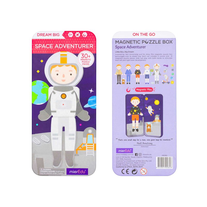 mierEdu - Magnetic Hero Box - Space Adventurers - (ME082)