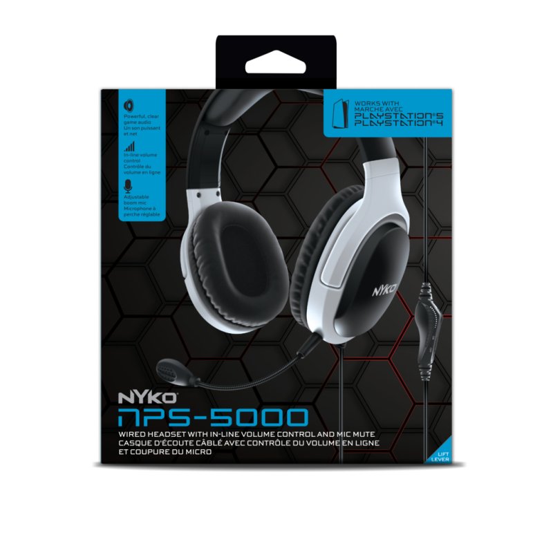Nyko NP5-5000 Headset True Wireless Stereo (TWS) Head-band Gaming Black, White