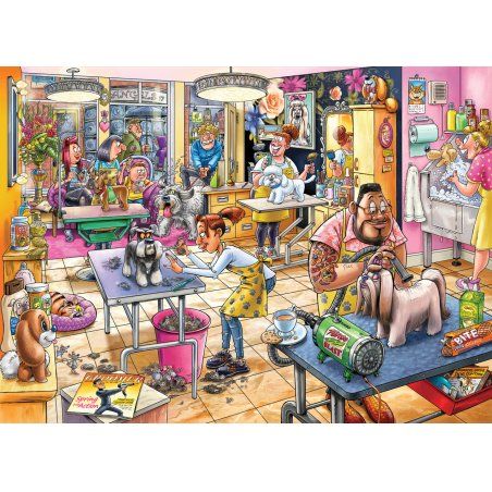 Wasgij Mystery 23 - Salon de toilettage ! (1000 pièces)