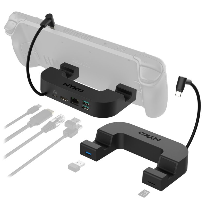 Nyko Steam Deck Power Dock 7-In-1 Usb-C Docking Station