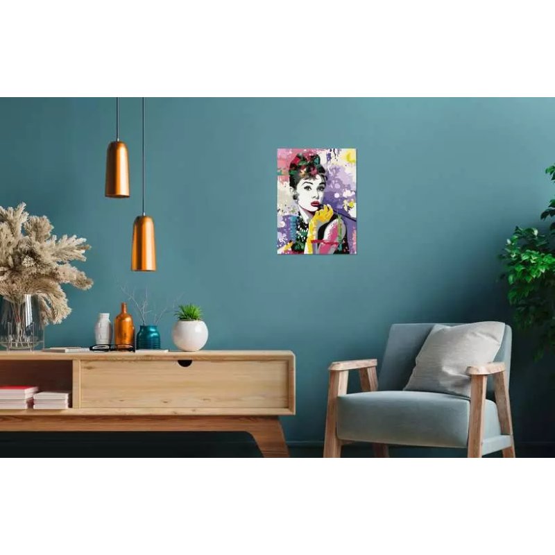 Audrey Hepburn set de peinture par numéros CreArt 30 x 40 cm