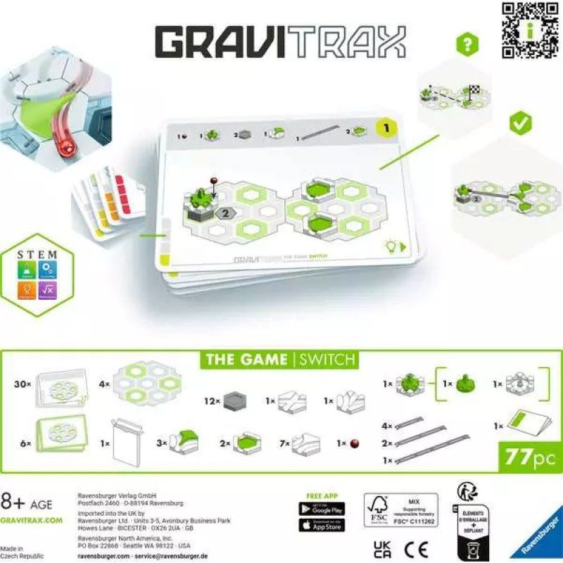 Ravensburger GraviTrax Game: Switch Jeu de billes