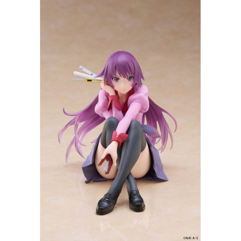 Monogatari statuette PVC Desktop Cute Figure Hitagi Senjougahara 13 cm