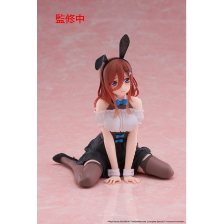 The Quintessential Quintuplets 3 statuette PVC Desktop Cute Figure Miku Nakano (Bunny Ver.) 13 cm