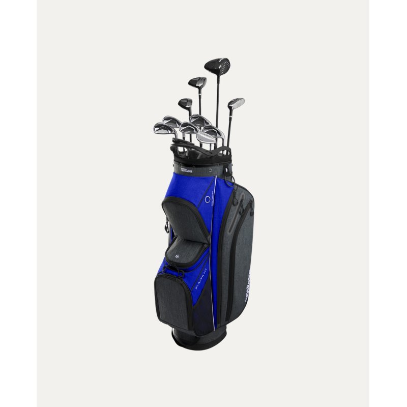 Wilson - PlayerFit Men’s Right Hand Complete Golf Club Set – Graphite Shaft – Stand Bag