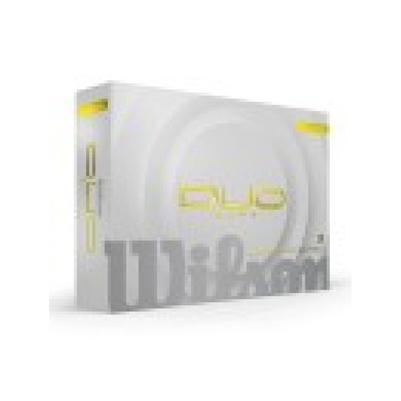 Wilson - DUO Soft Golf Ball - Yellow - 12 Balls