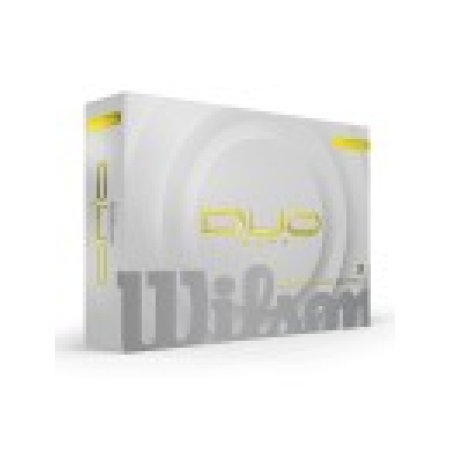 Wilson - DUO Soft Golf Ball - Yellow - 12 Balls