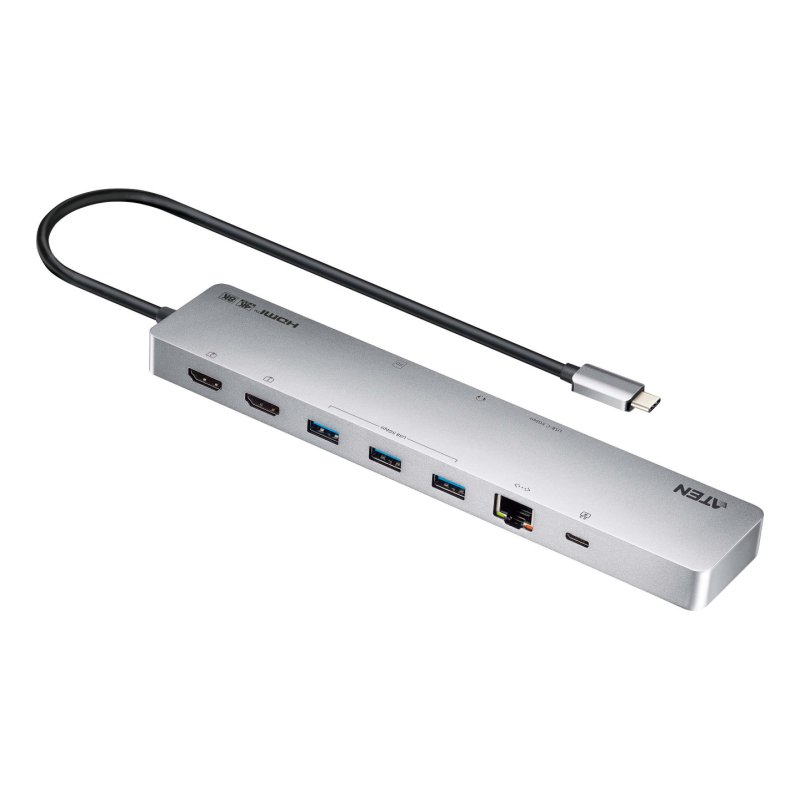 ATEN UH3240 interface hub USB Type-C Silver