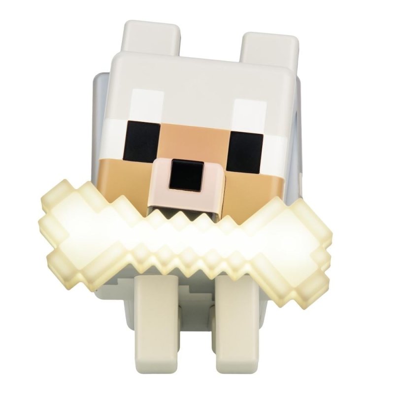 MINECRAFT - Loup - Lampe GloBuddies 14cm