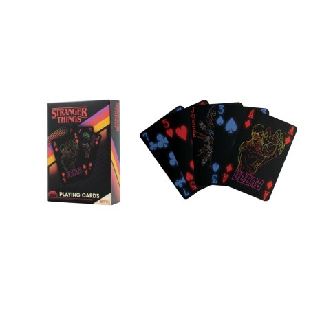 STRANGER THINGS - Jeu de cartes à jouer (52 cartes 2 jokers)