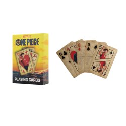 ONE PIECE NETFLIX - Jeu de cartes à jouer (52 cartes 2 jokers)