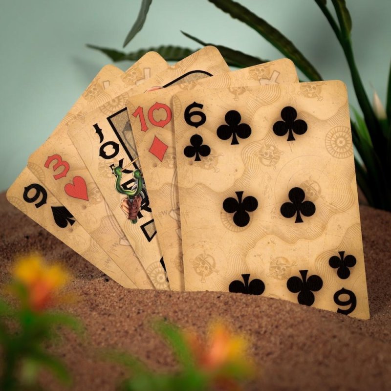 ONE PIECE NETFLIX - Jeu de cartes à jouer (52 cartes 2 jokers)