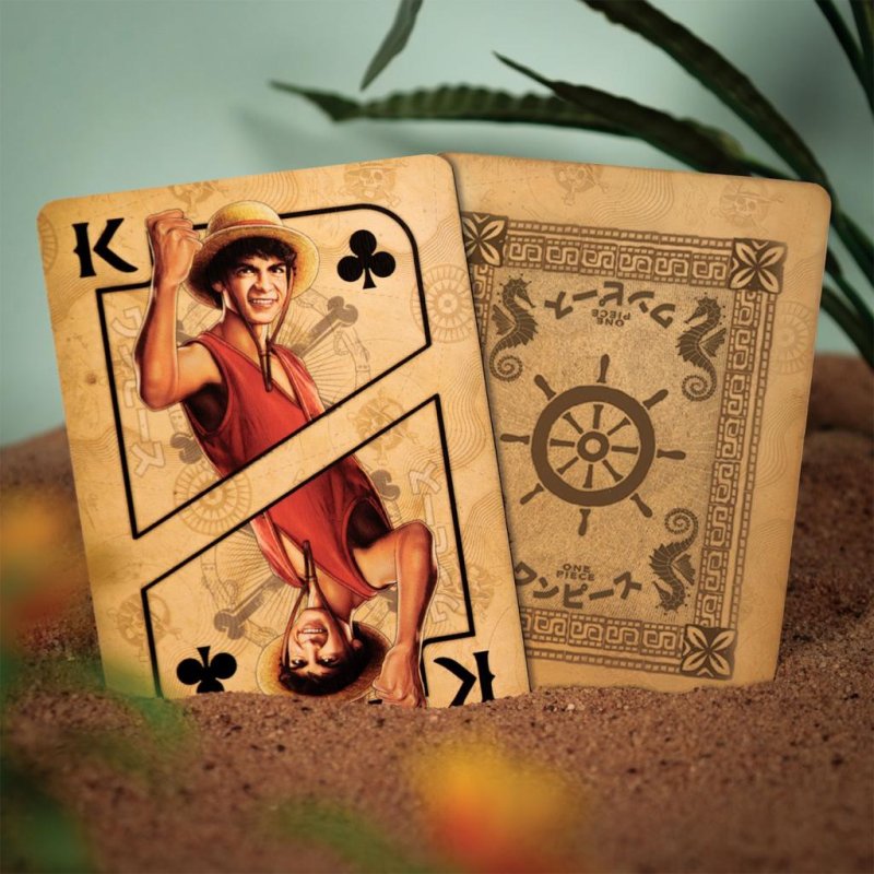 ONE PIECE NETFLIX - Jeu de cartes à jouer (52 cartes 2 jokers)