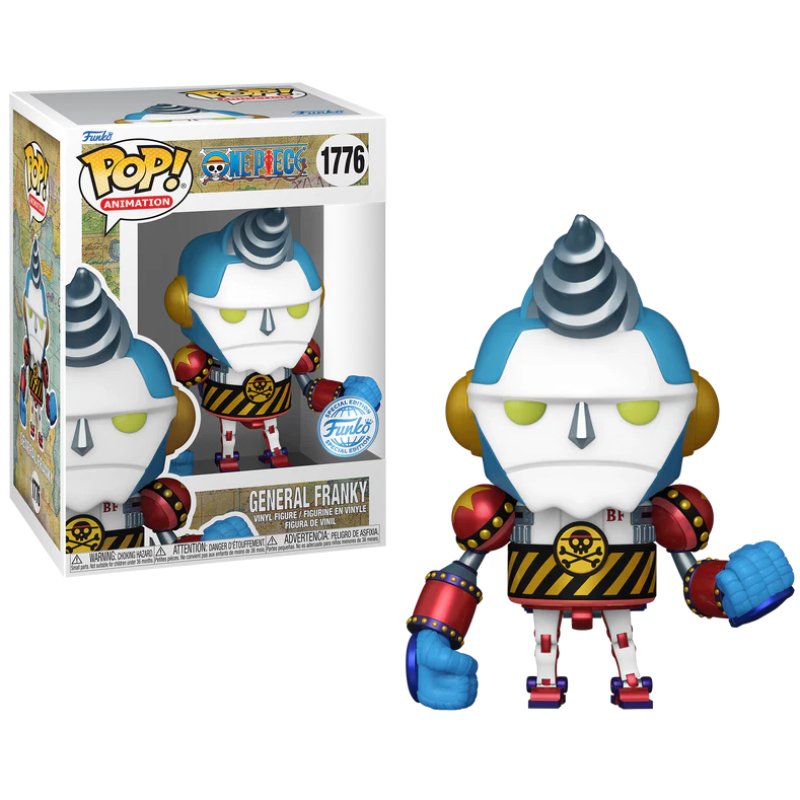 ONE PIECE - POP Animation N° 1776 - General Franky avec Chase (GW)