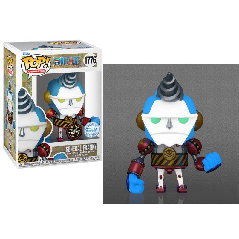ONE PIECE - POP Animation N° 1776 - General Franky avec Chase (GW)