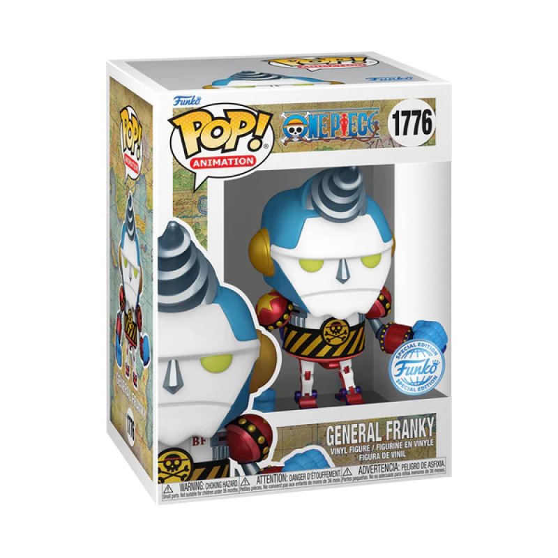 ONE PIECE - POP Animation N° 1776 - General Franky avec Chase (GW)