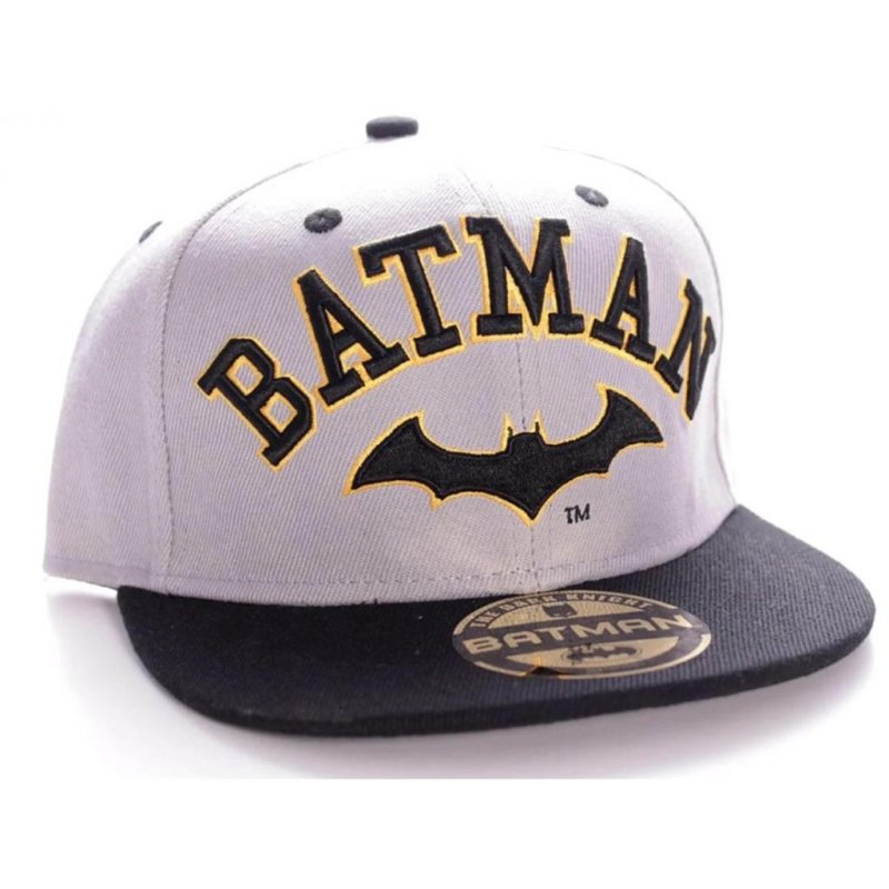 DC COMICS compatible - Casquette Snapback - Batman Logo Grey/Black