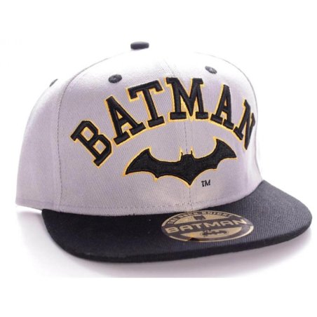 DC COMICS compatible - Casquette Snapback - Batman Logo Grey/Black