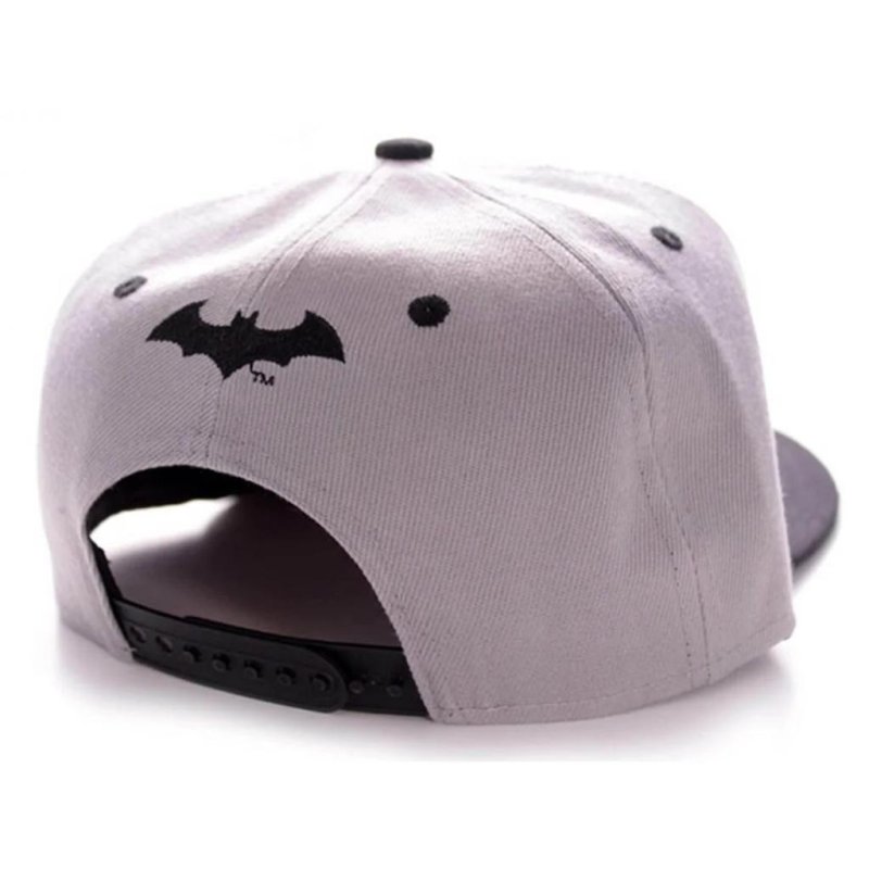 DC COMICS compatible - Casquette Snapback - Batman Logo Grey/Black