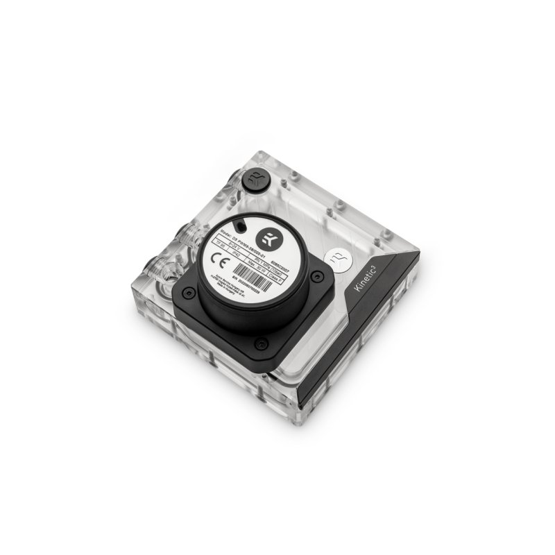 EK Water Blocks EK-Quantum Kinetic3 FLT D5 PWM Ausgleichsbehälter-Pumpen-Kombination - 120mm, D-RGB, Acryl