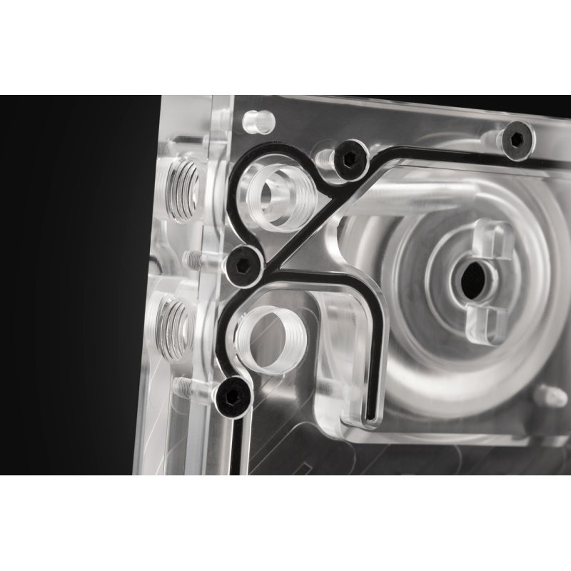 EK Water Blocks EK-Quantum Kinetic3 FLT D5 PWM Ausgleichsbehälter-Pumpen-Kombination - 360mm, D-RGB, Acryl