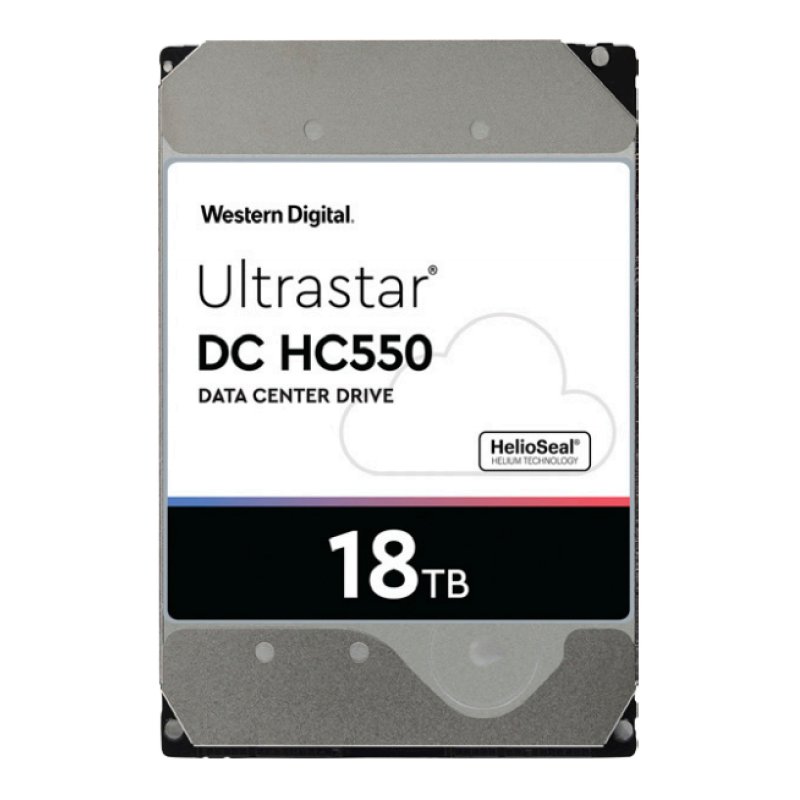Western Digital Ultrastar DC HC550 disque dur 18 To 7200 tr/min 512 Mo 3.5" Série ATA III