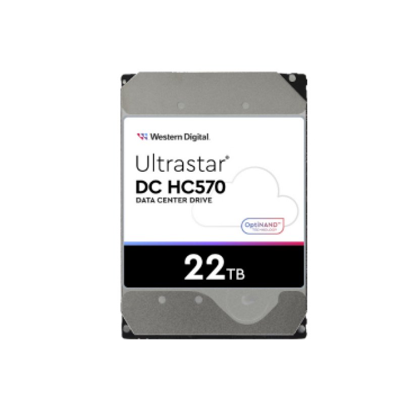 Western Digital Ultrastar 0F48154 disque dur 22 To 7200 tr/min 512 Mo 3.5" Série ATA III