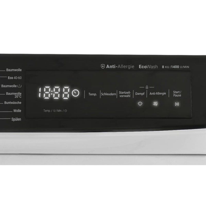 Daewoo WM814TTWA1DE machine à laver Charge avant 8 kg 1400 tr/min Blanc