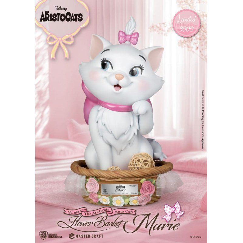 Les Aristochats statuette Master Craft Flower Basket Marie 32 cm
