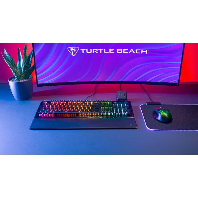 Turtle Beach Vulcan II keyboard Gaming USB German Black