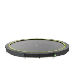 EXIT - Silhouette Ground Sports Trampoline ø427cm - Black (12.90.14.00)