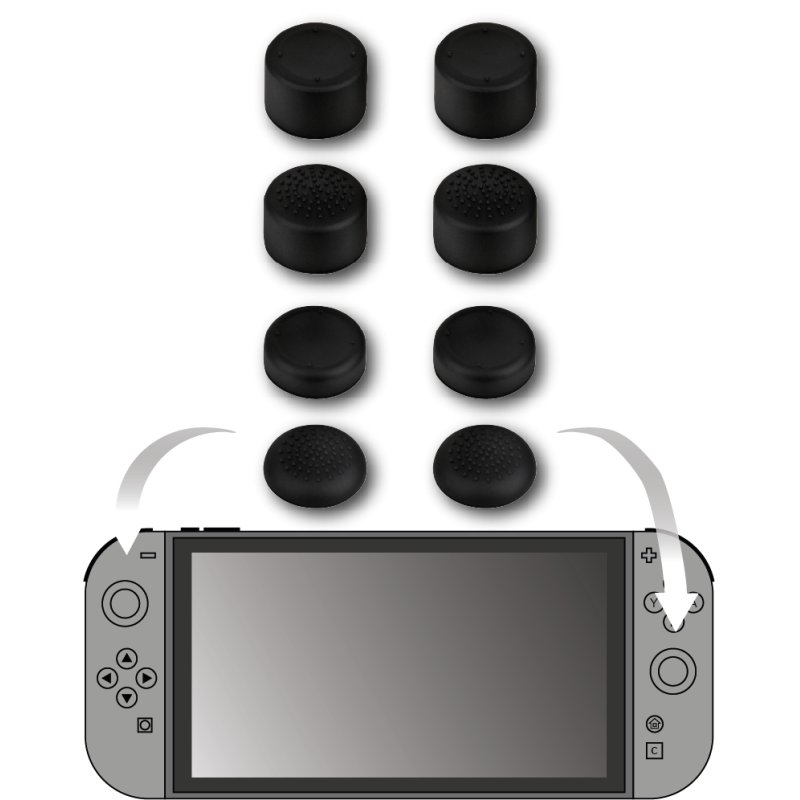 Konix Appuies pouces X8 pour Switch 2