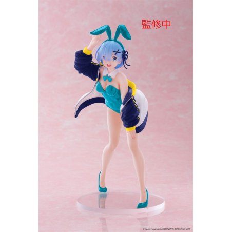 Re:Zero Starting Life in Another World Coreful statuette PVC Rem (Jacket Bunny Ver.) Renewal 18 cm