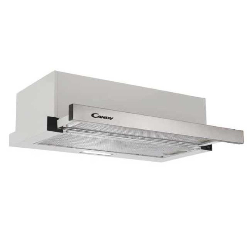 Candy CBT6130/3X cooker hood Semi built-in (pull out) Silver 157.8 m3/h