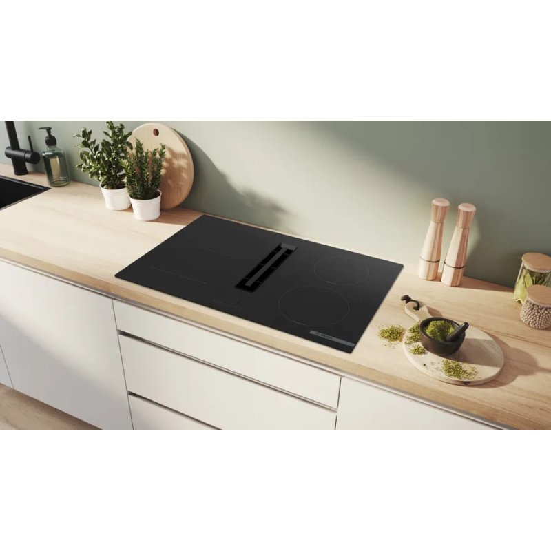 Bosch Serie 4 PVS811B16E hob Black Built-in 80 cm Zone induction hob 4 zone(s)