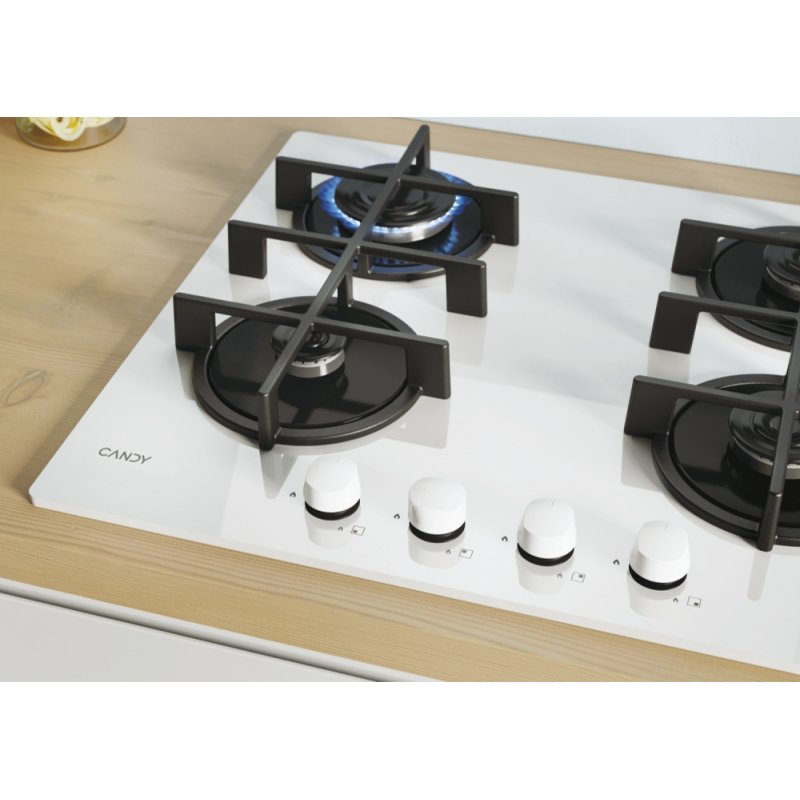 Candy CVG6WW White Built-in 59 cm Gas 4 zone(s)