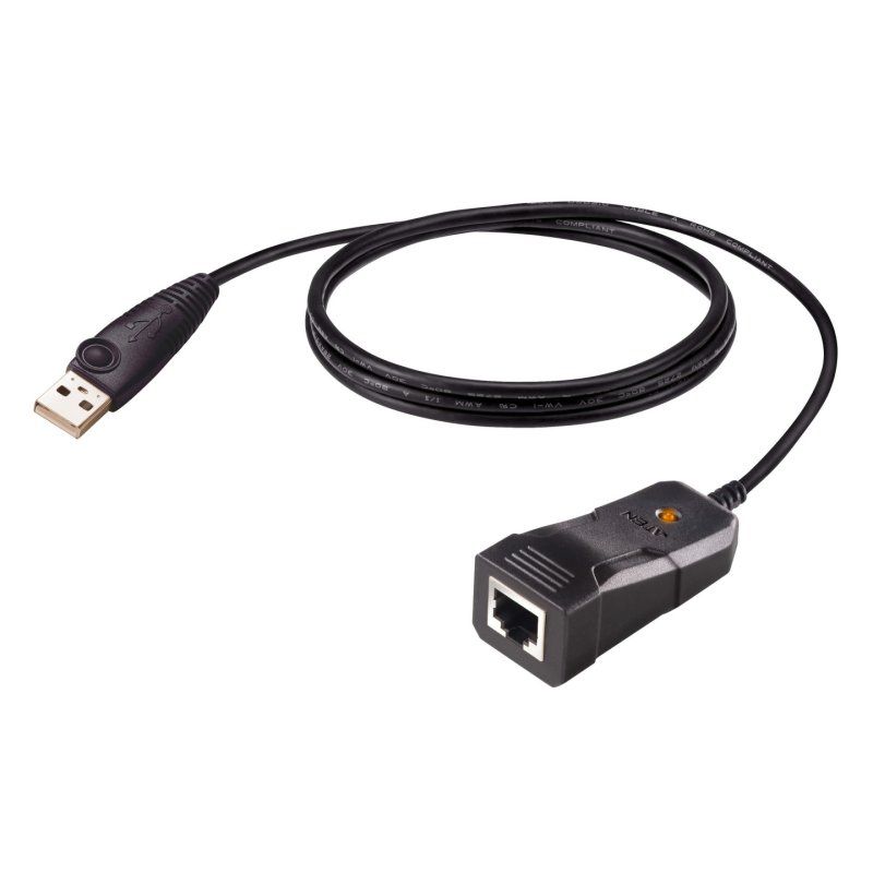 ATEN UC232BF serial cable Black 1.2 m USB Type-A RJ-45