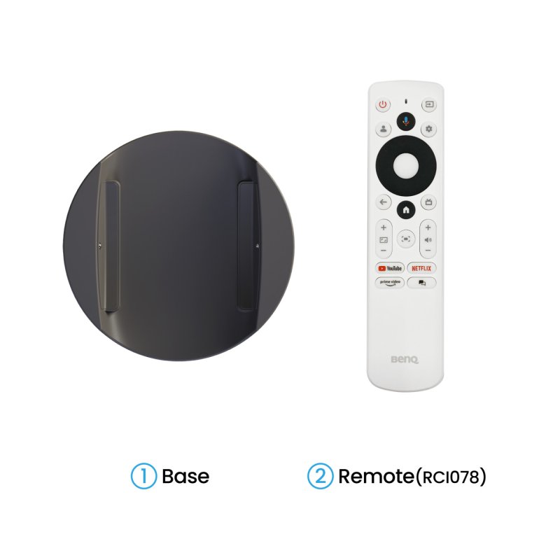 BenQ GV50 Projecteur à focale standard 500 ANSI lumens DLP 1080p (1920x1080) Blanc