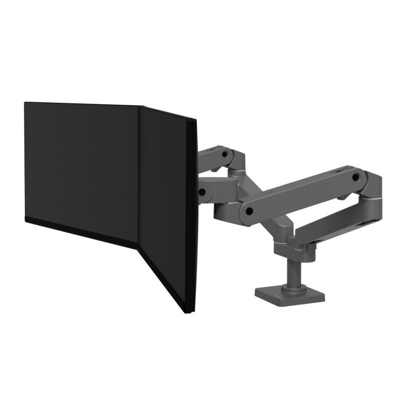 Ergotron LX Series 45-686-293 support d'écran plat pour bureau 68,6 cm (27") Gris foncé