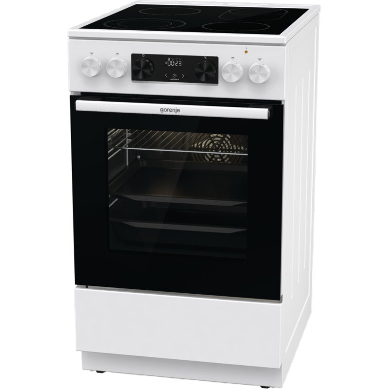 Gorenje GECS5C70WA cooker Freestanding cooker Electric Coil hob White