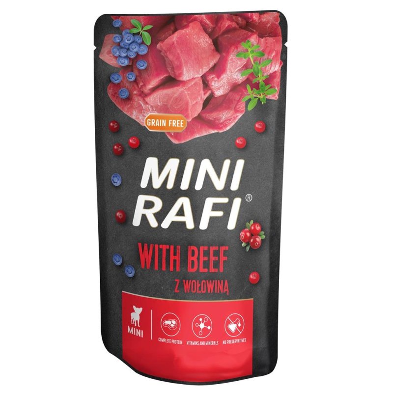 Rafi - Dogfood MINI w/ Beef 150g (61031)