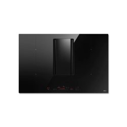Elica NikolaTesla Alpha B BL/A/78 Black Built-in 78 cm Zone induction hob 4 zone(s) Built-in hood