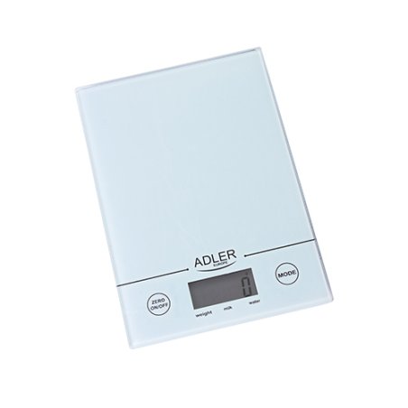 Adler AD 3138 w Blanc Comptoir Rectangle Balance de ménage électronique
