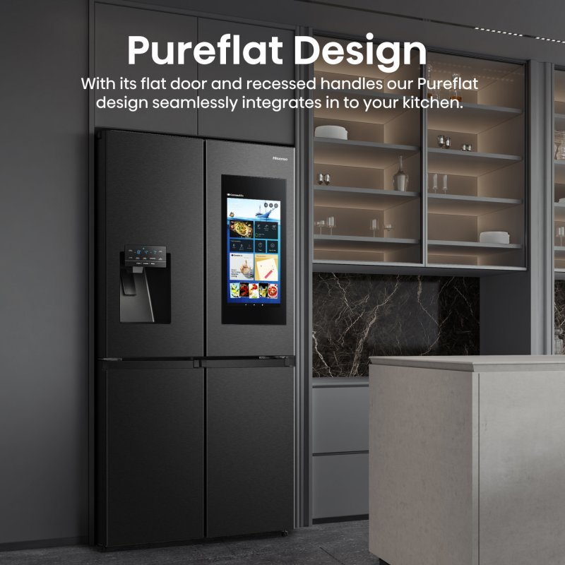 Hisense RQ760N4IFE frigo américain Pose libre 577 L E Noir