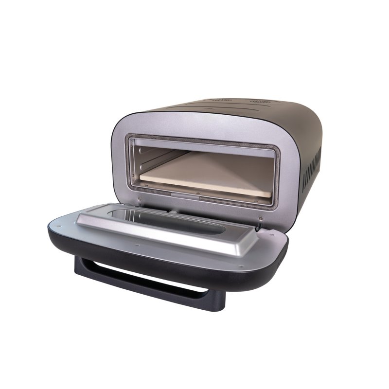 Pizzaofen Don Alfredo (schwarz, 1.700 Watt, für Pizzen bis ca. Ø 30cm)