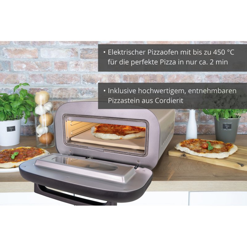 Unold 68806 pizza maker/oven 1 pizza(s) 1700 W Stainless steel