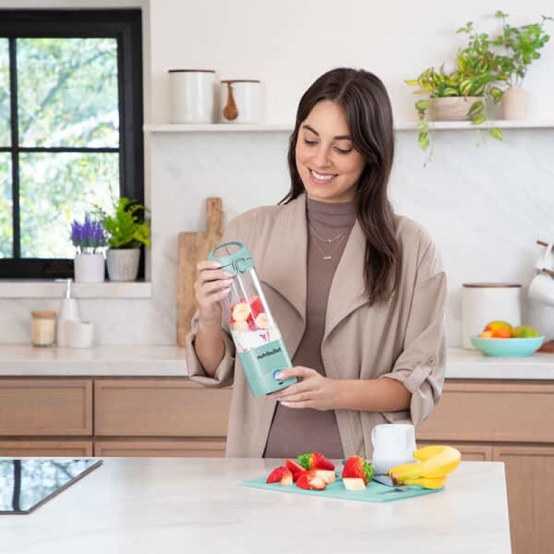 NutriBullet Portable Standmixer NBP003LBL hellblau