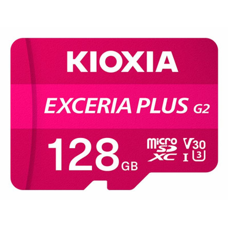 MICRO SD KIOXIA 128GB EXCERIA PLUS G2 UHS-I C10 CON ADAPTADOR